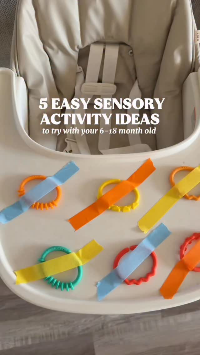 5 easy sensory activities you can set up in minutes 🙌 Perfect for ...