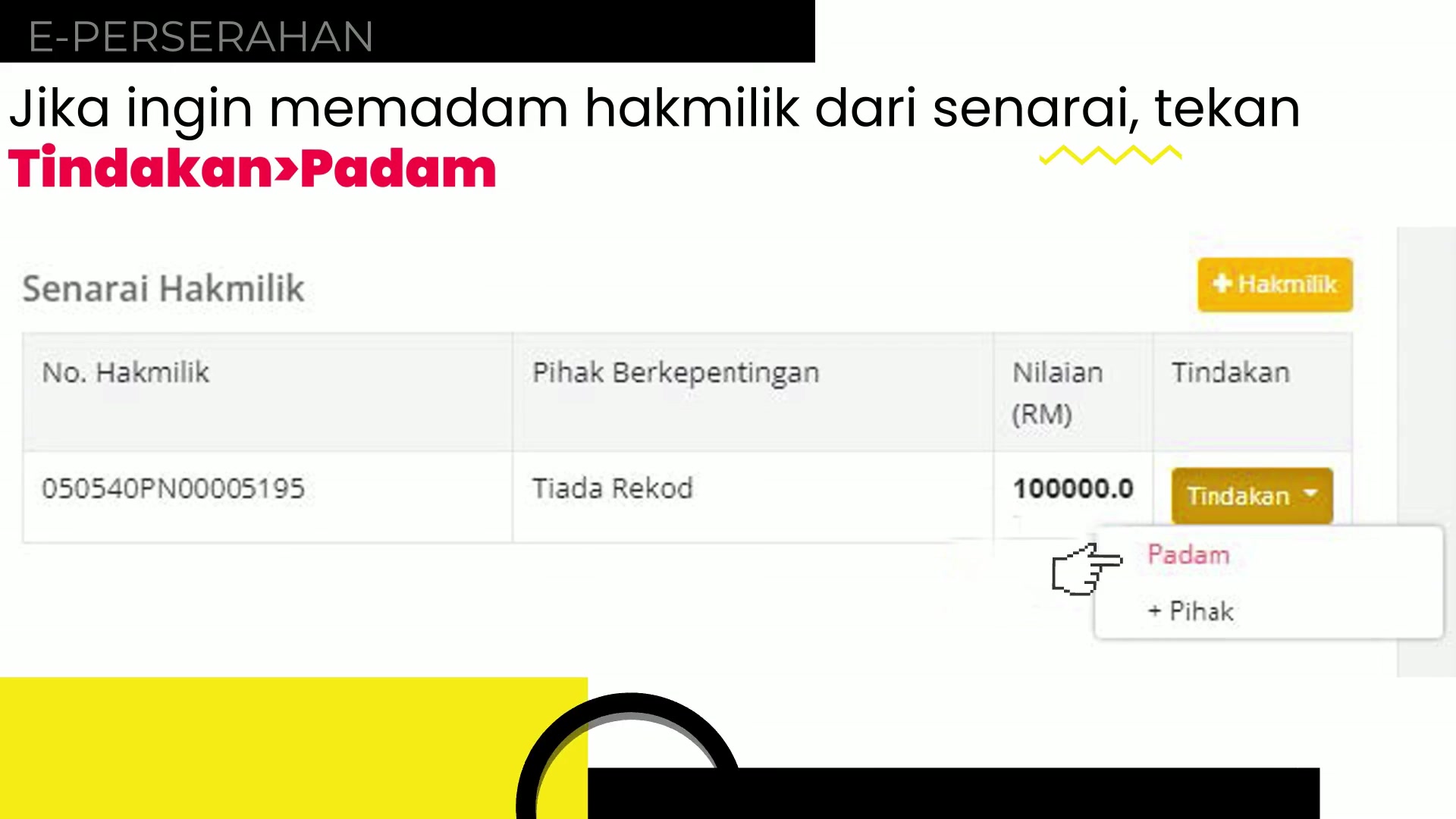 Apa itu e-Perserahan?... - Pejabat Daerah Dan Tanah Seremban | Facebook