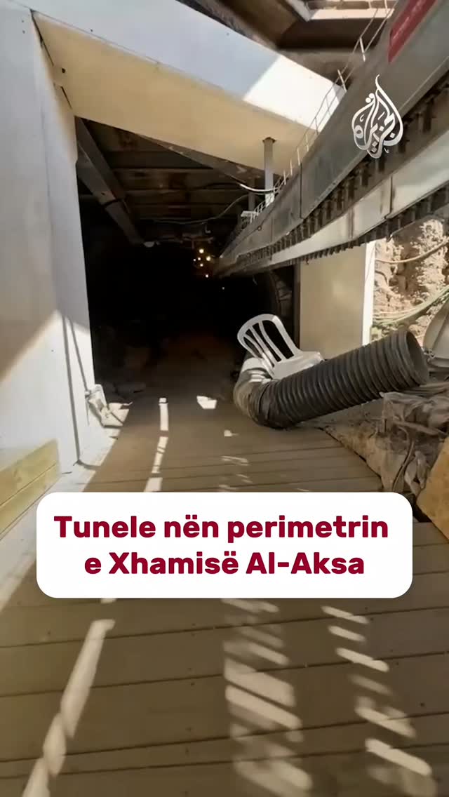 Skena nga tunelet e hapura nga Izraeli nën rrethinat e Xhamisë së ...