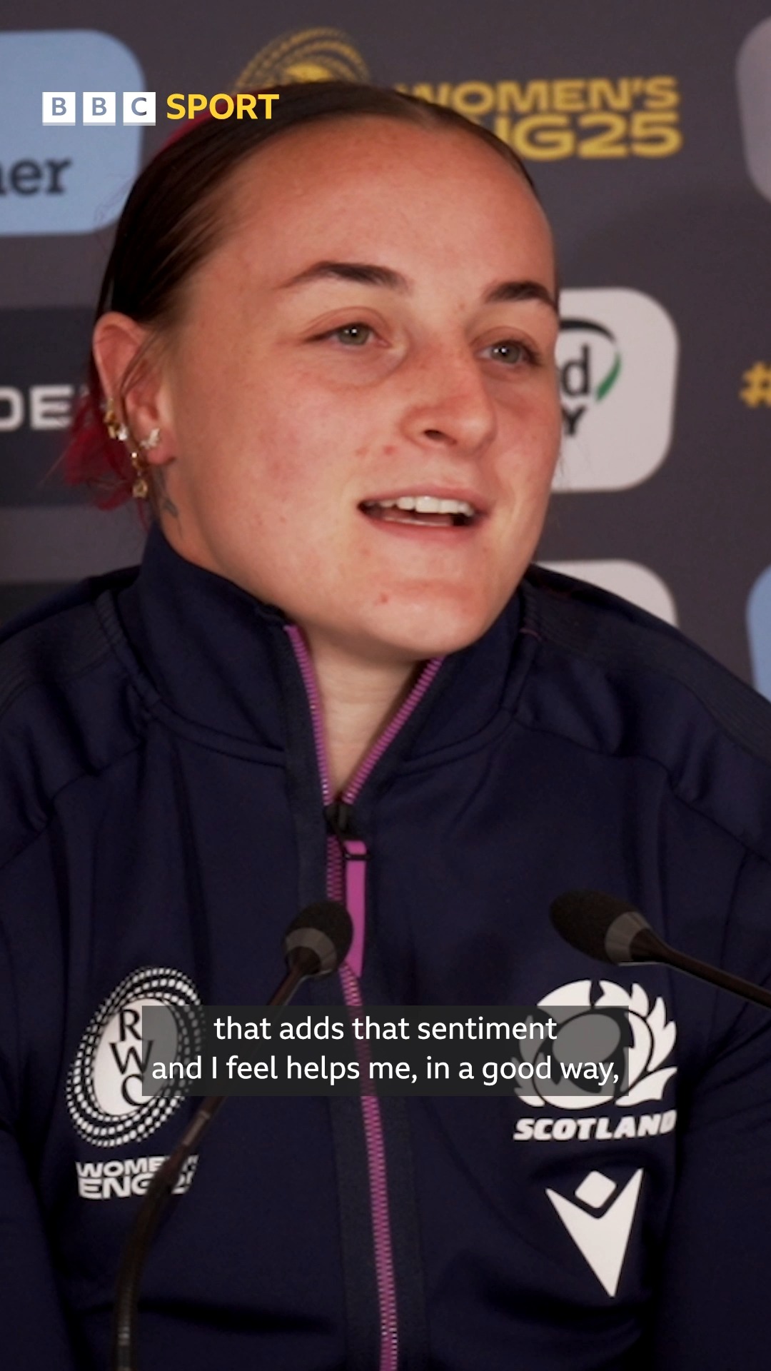 'I brought one of his retro Scotland rugby shirts with me, and I wore ...