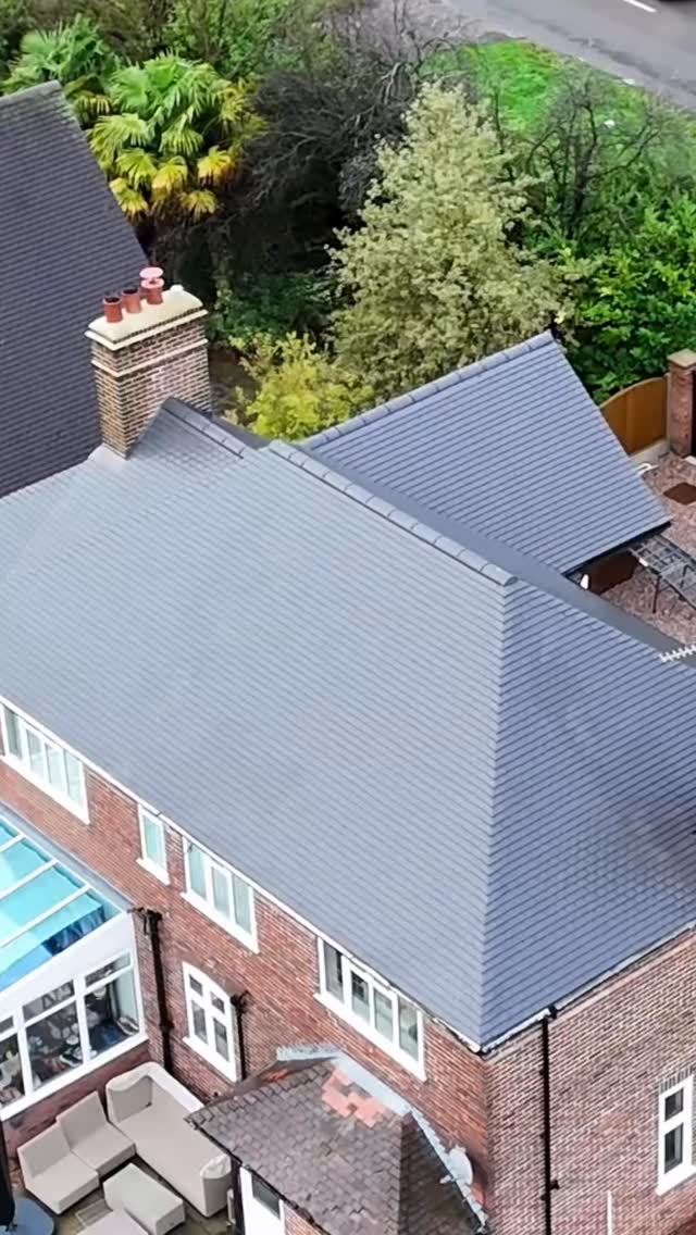🔥 When the roof finally matches the home🔥 Shot from above and set to ...