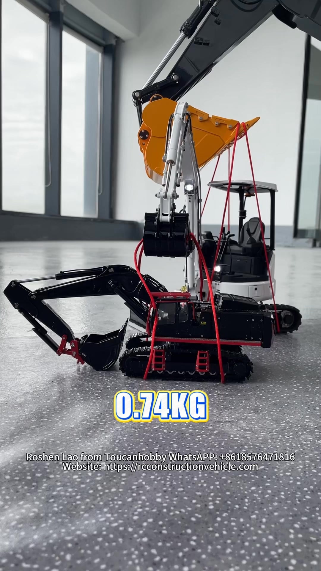 Want your ZX490 orange excavator to obey? Watch the tutorial