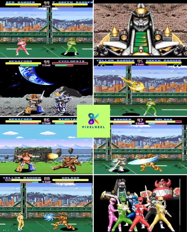 Did You Know? - Mighty Morphin Power Rangers (1994, Sega Genesis) This ...