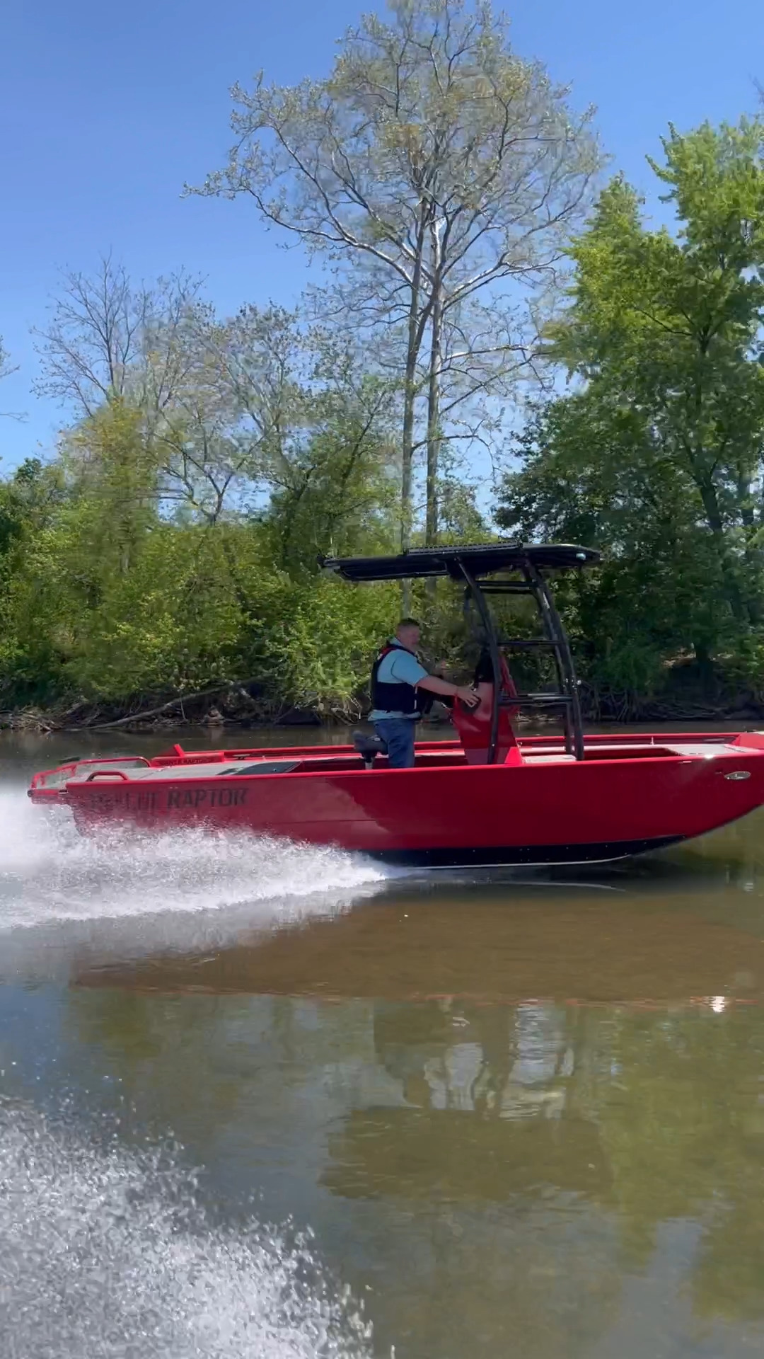 Performance Testing! #swiftwaterrescue #riverraptorjetboats #badass # ...