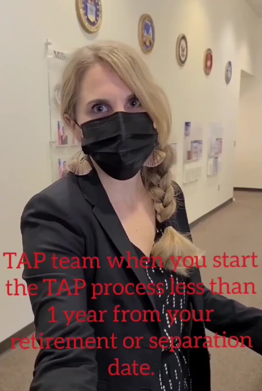 Don't Wait to Start TAP | Don't wait to start TAP! If you are retiring ...