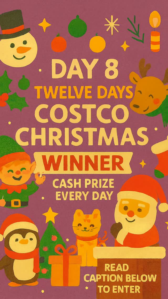 🎁To celebrate 100K+ followers, I’m giving back with 12 Days of Costco ...