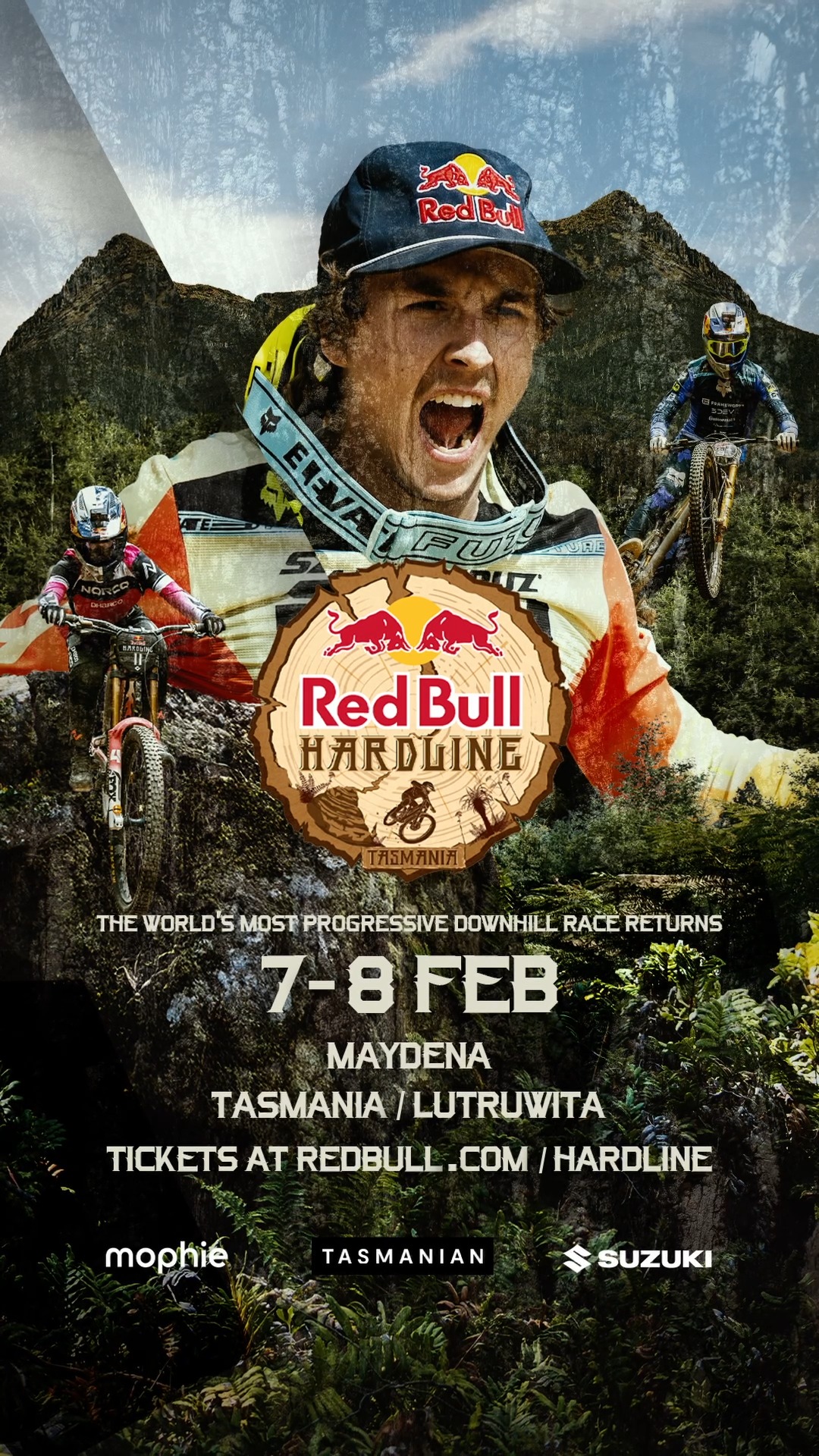 Red Bull Hardline is back, February 7-8 2026! The world’s fastest ...