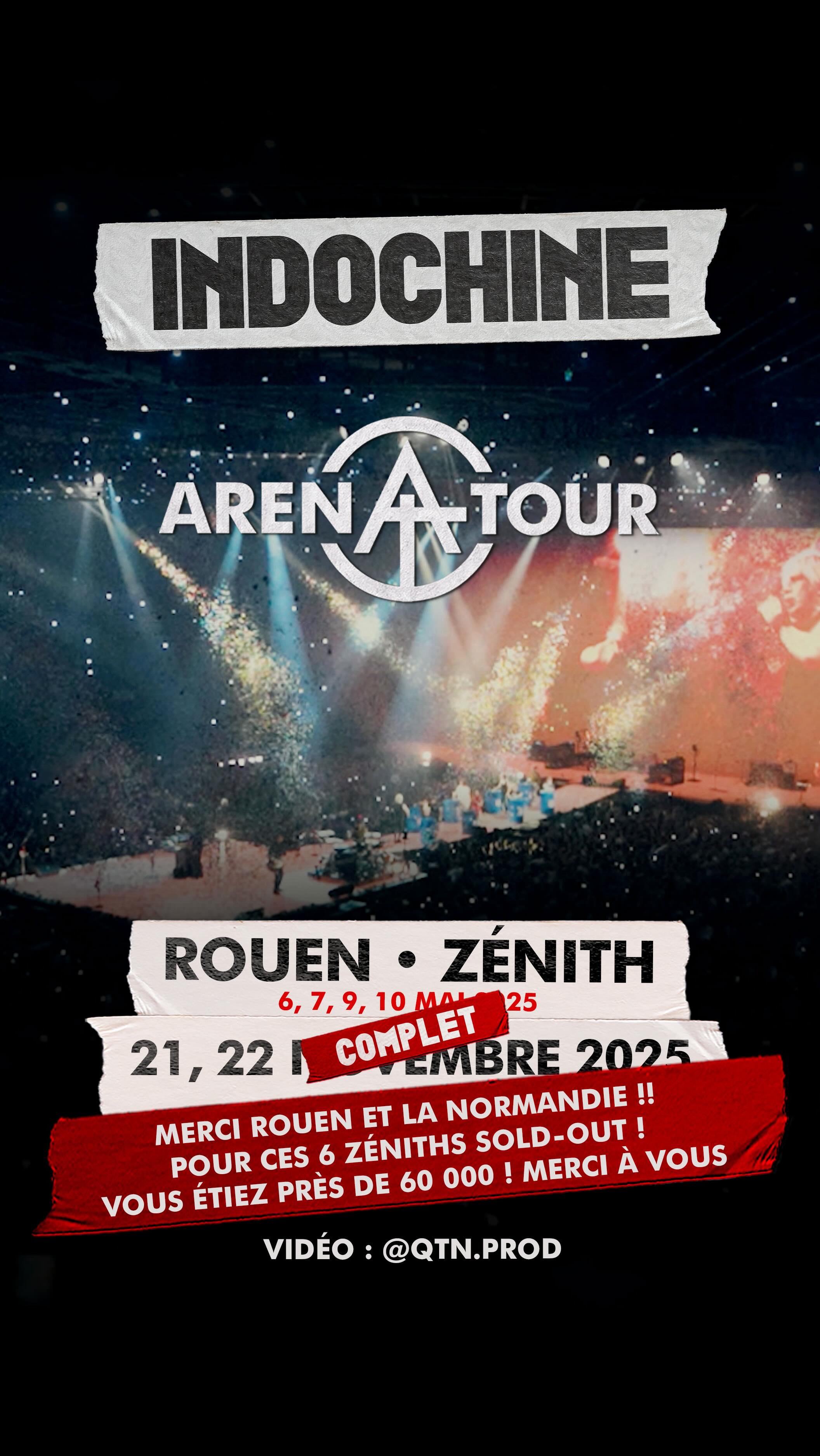 Arena Tour : Merci Rouen et la Normandie pour ces 6 Zéniths sold-out ...