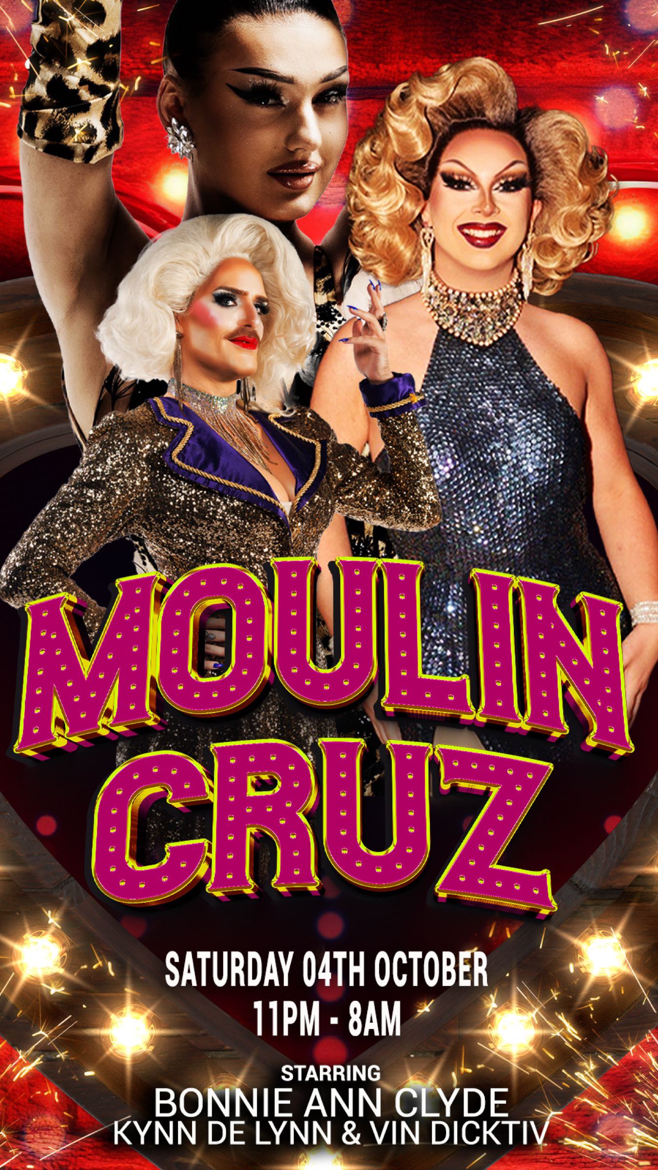 Hey sister… this is what happened down at the Moulin Cruz Saturday ...