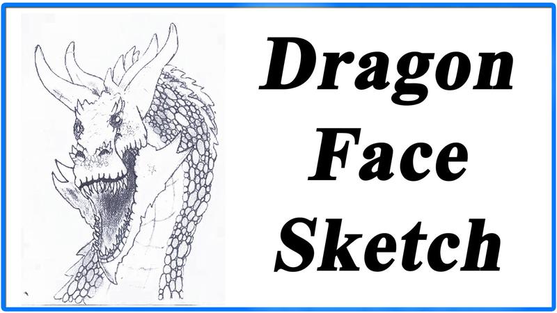 How To Draw A Dragon Face Step By Step