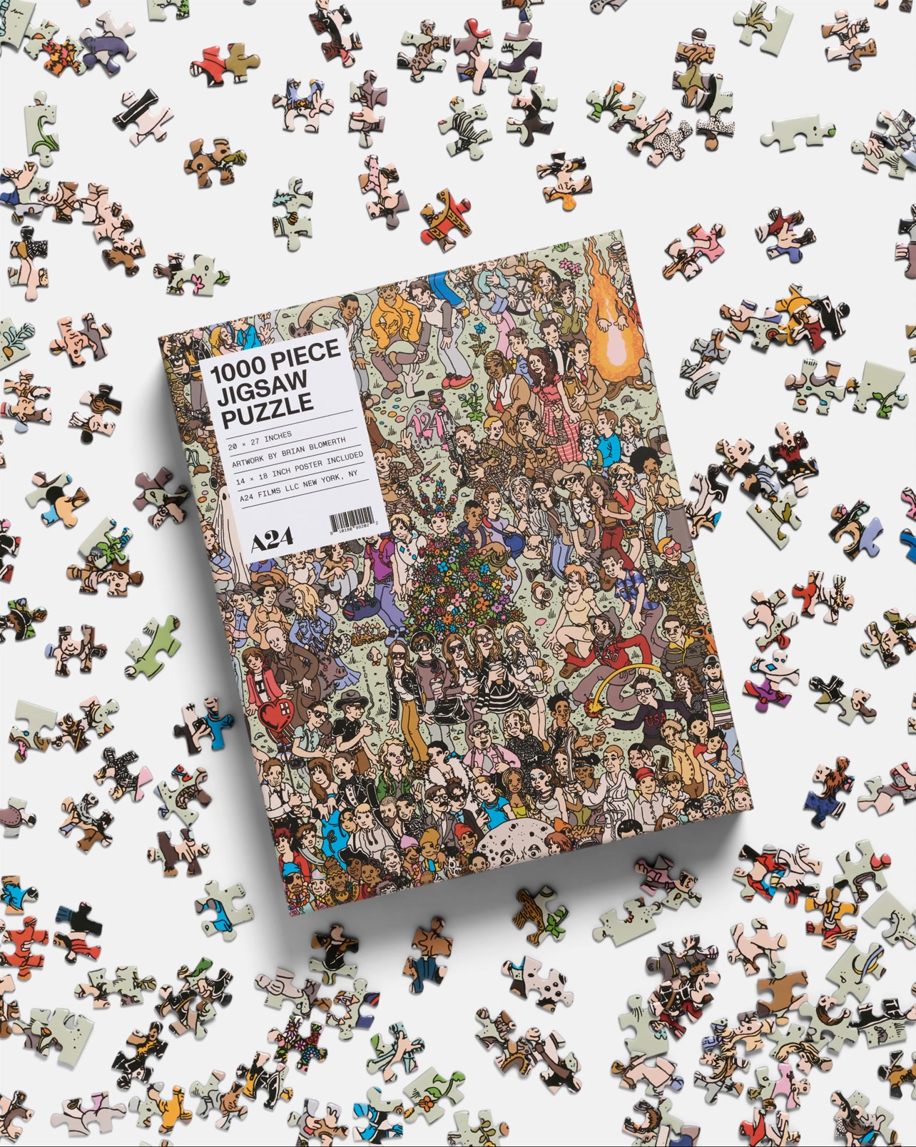 Piece it together. 1000 Piece Jigsaw Puzzle featuring characters