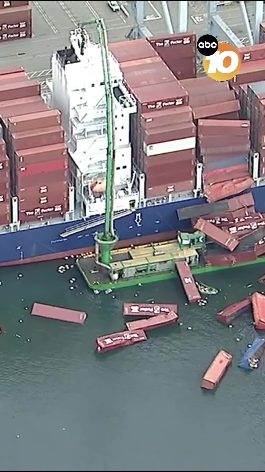 Dozens of shipping containers fell off a cargo vessel in the Port of ...