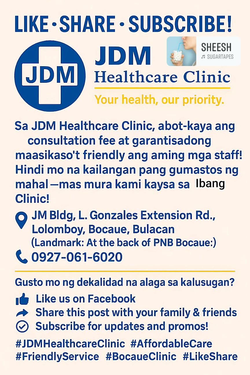 JDM Healthcare Clinic Bocaue on Reels | Facebook