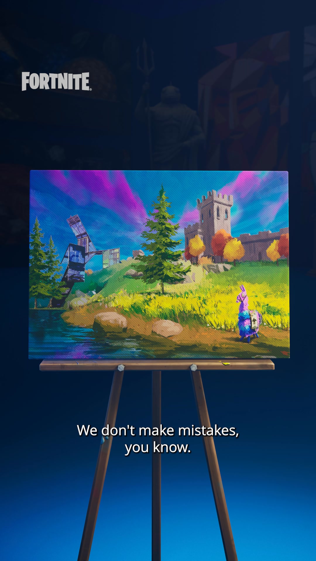 Can anyone guess what he's drawing?😭 #UEFN #BobRossGames