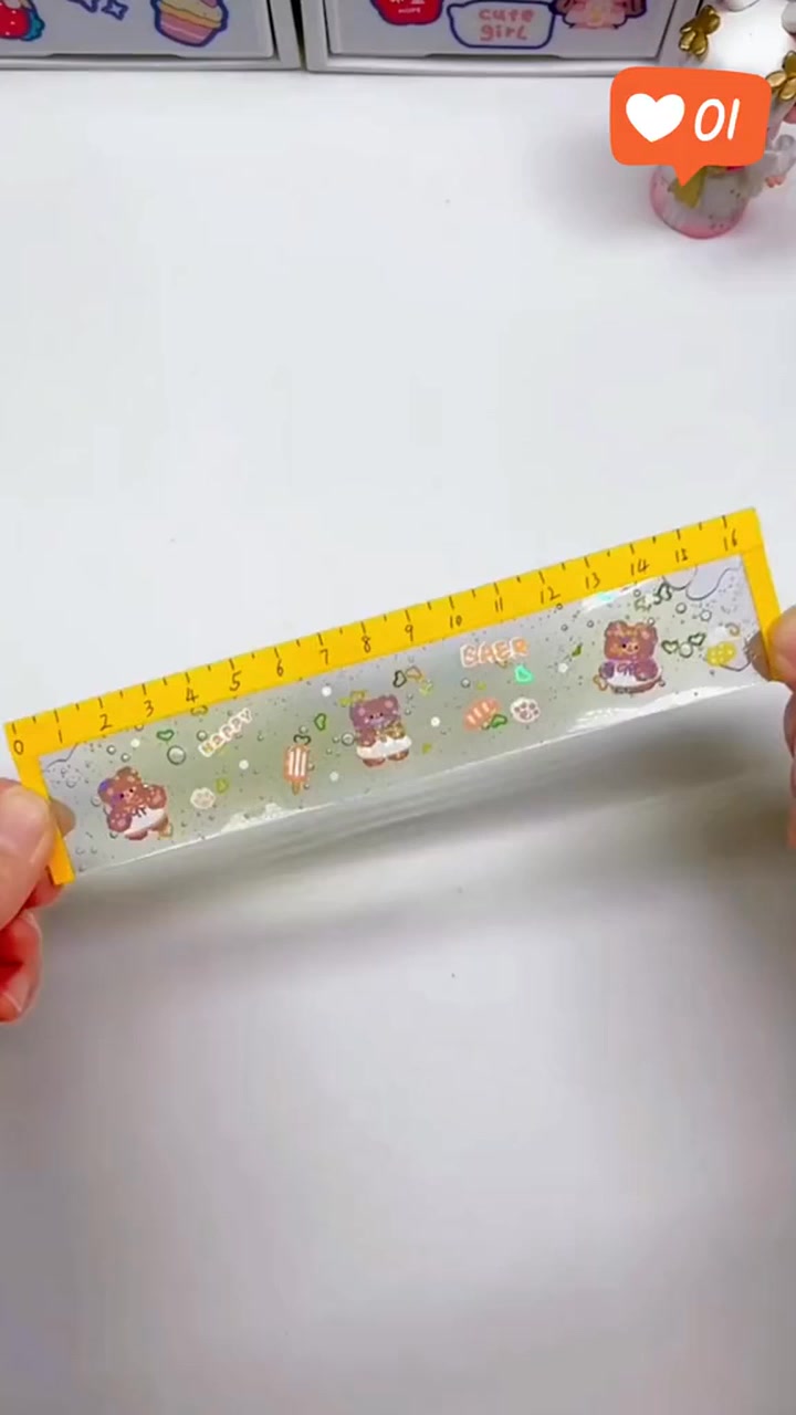 132_Homemade simple and nice ruler #craft #handmade #DIY #handwork # ...