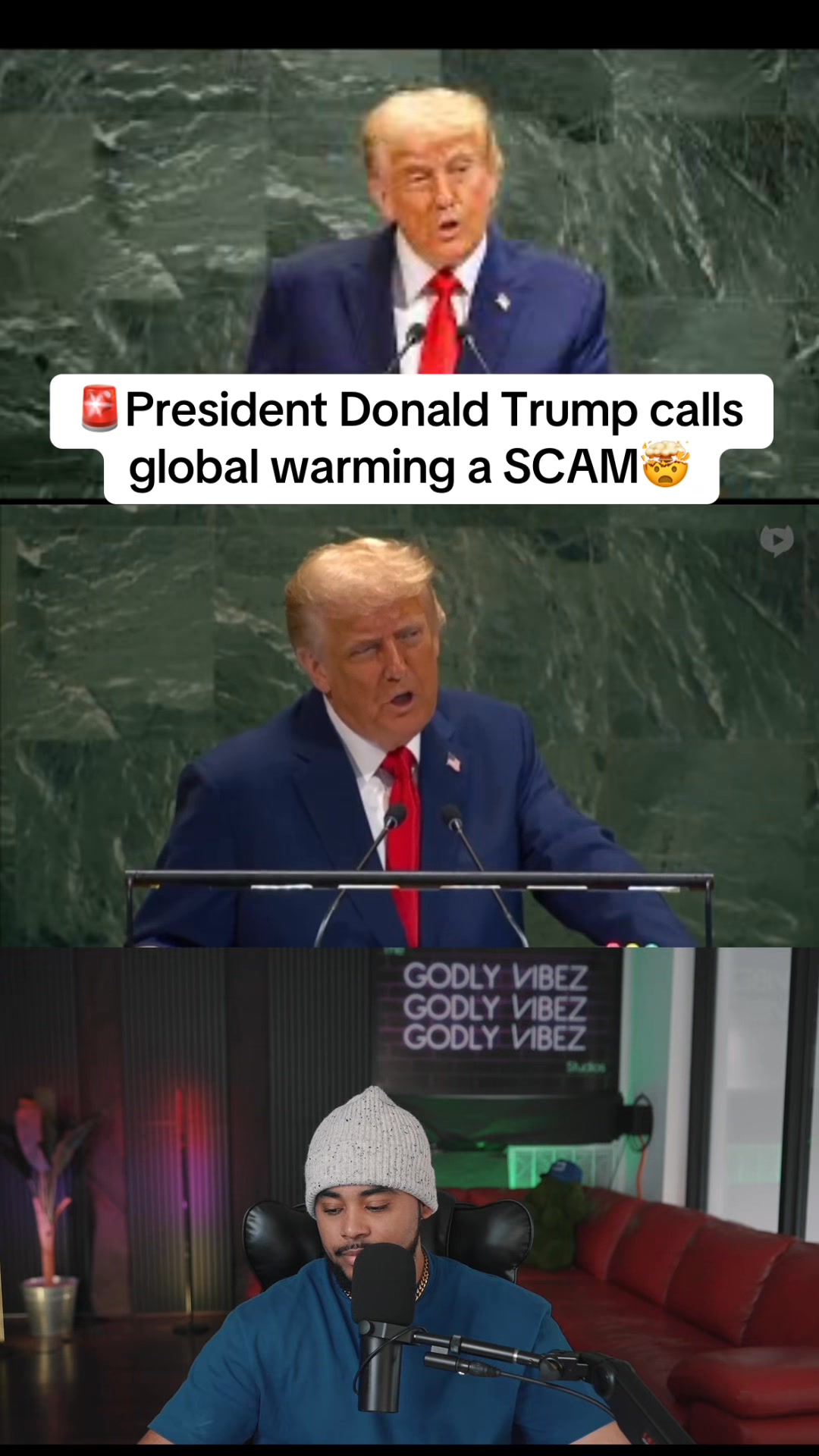 🚨President Donald Trump calls global warming a SCAM🤯 | Isaiah Robin ...