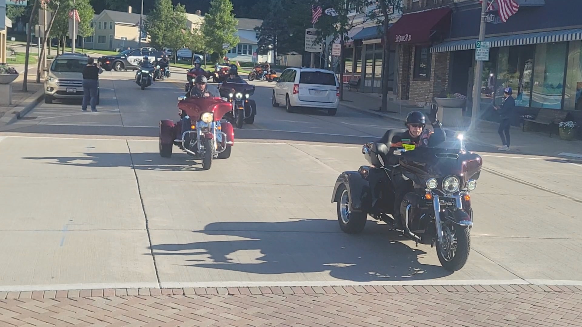 What a glorious morning for the Legion Riders of Wisconsin as they ...