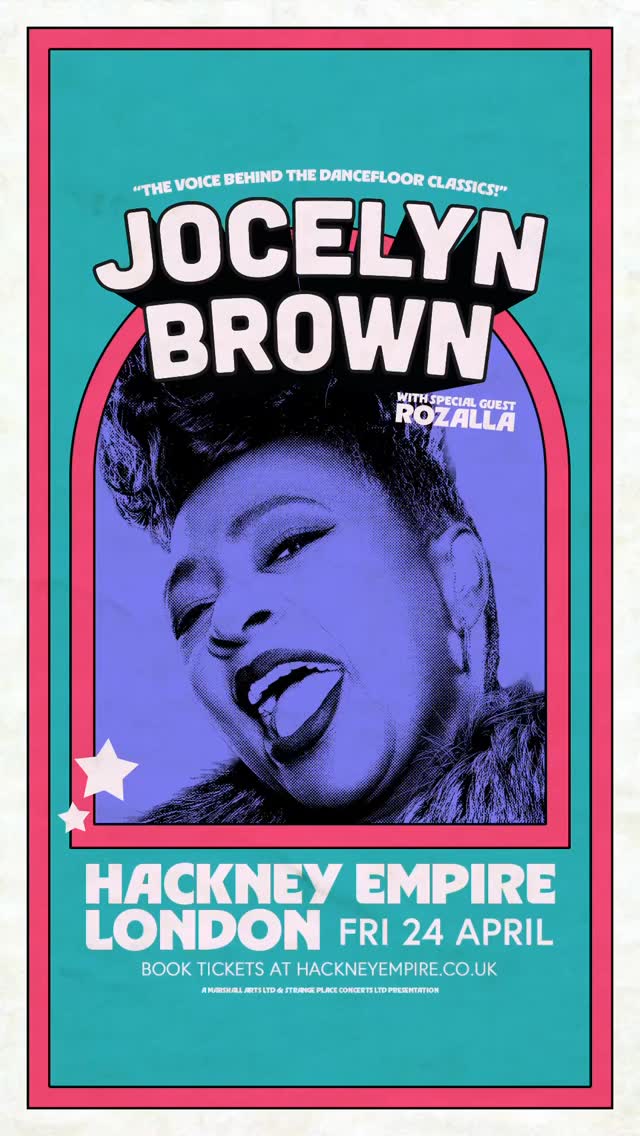 LONDON… get ready! 🔥 The legendary Jocelyn Brown takes the stage at ...