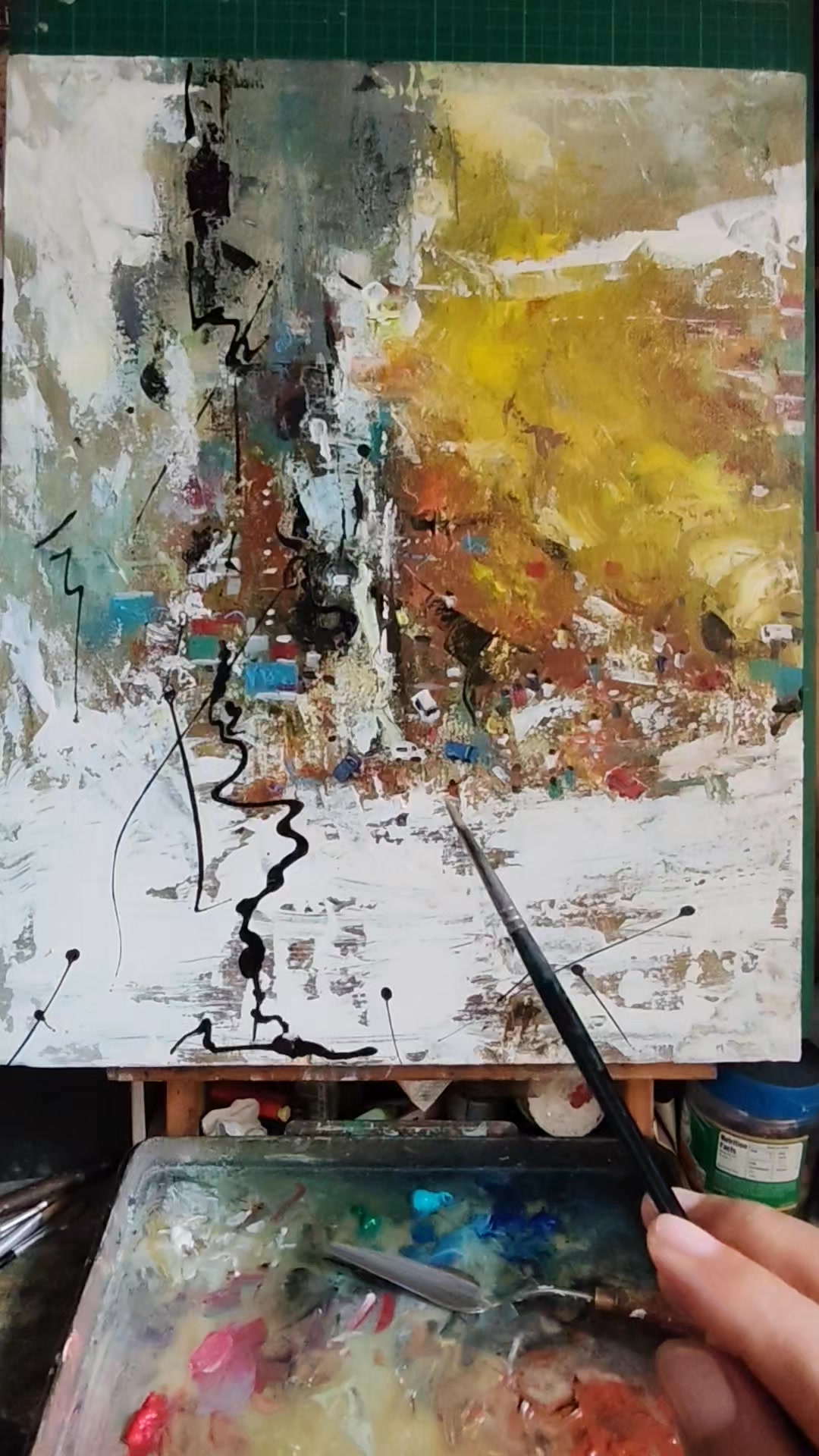 submerged dreams.. #painting #WAKEUPCEBU #TyphoonTino # ...