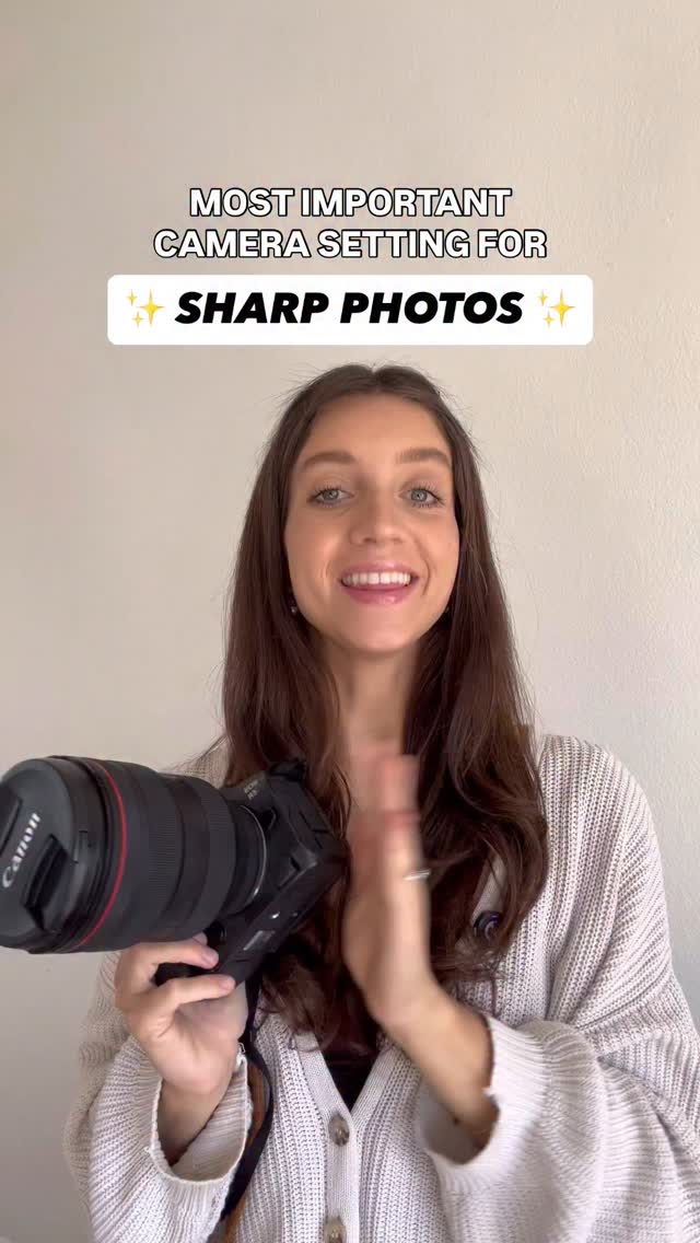 the most important camera setting for taking sharp photos is: BACK ...