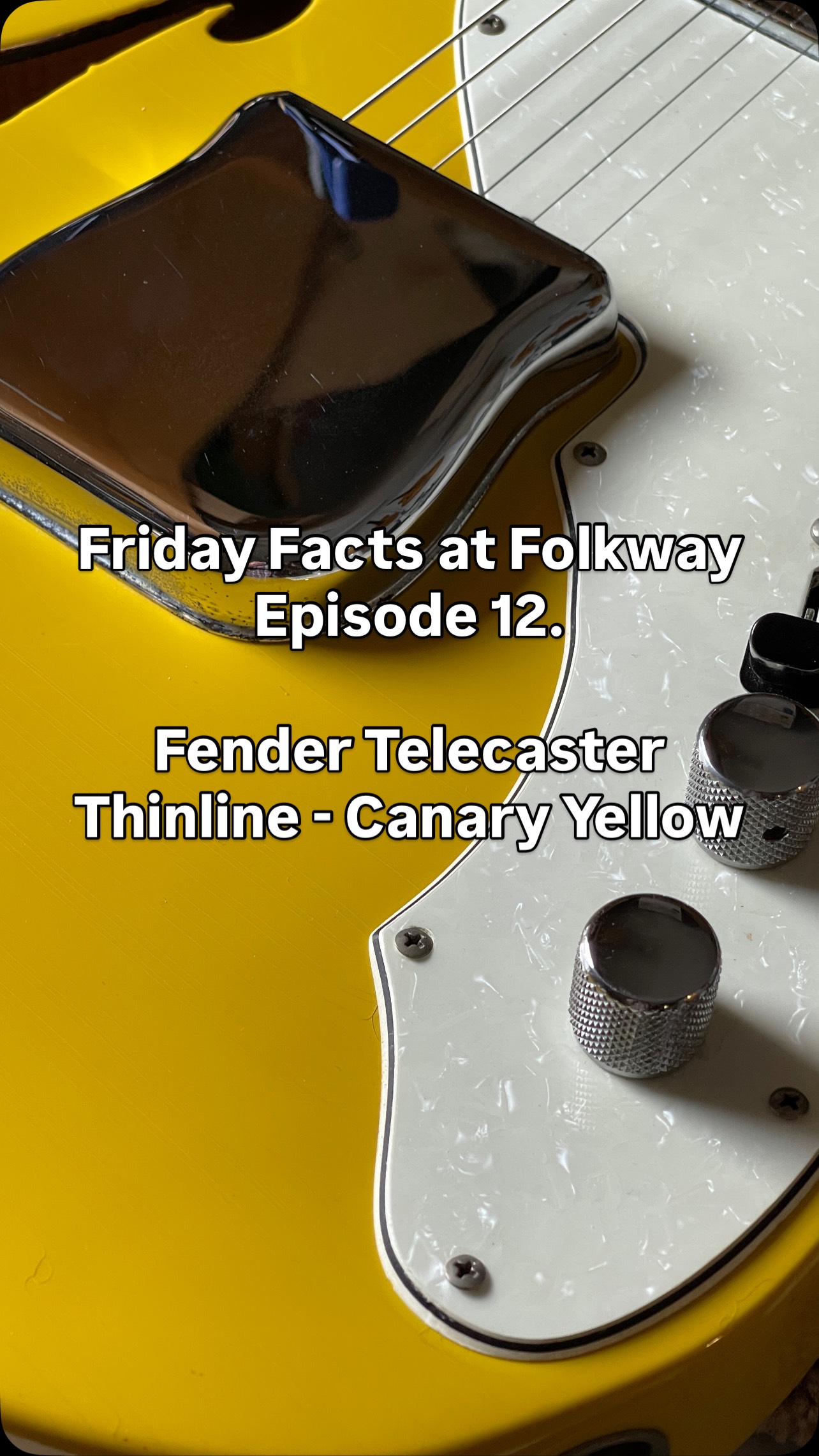 Friday Facts at Folkway Episode 12: Fender Telecaster Thinline - Canary ...