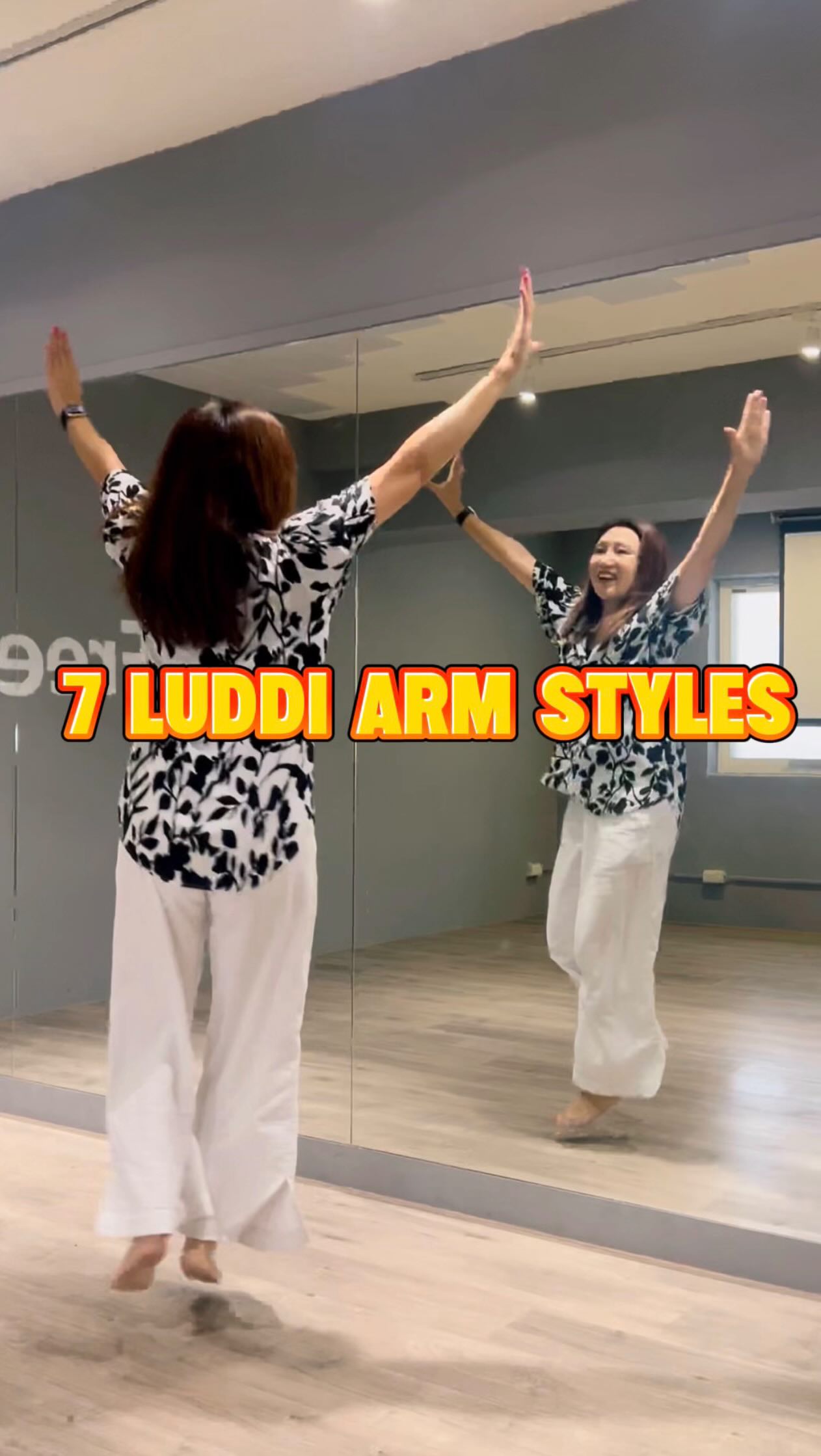 Try some of these Luddi arm variations for the Buddha Chaal footwork ...