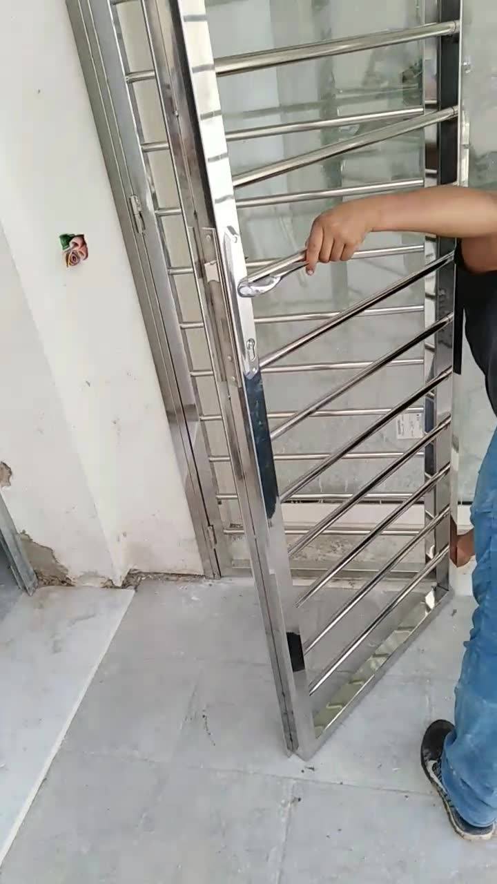 Porte sécurité en inox 304l bienvenue ️ ️ | By Tous les travaux d'inox