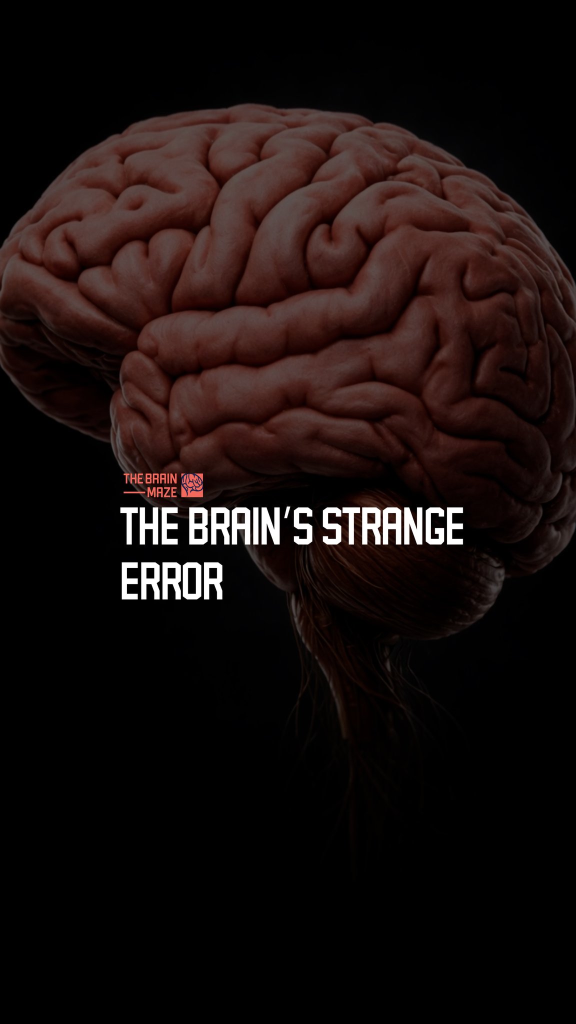 The Brain Maze - The Brain’s Strange Error - "When the... | Facebook