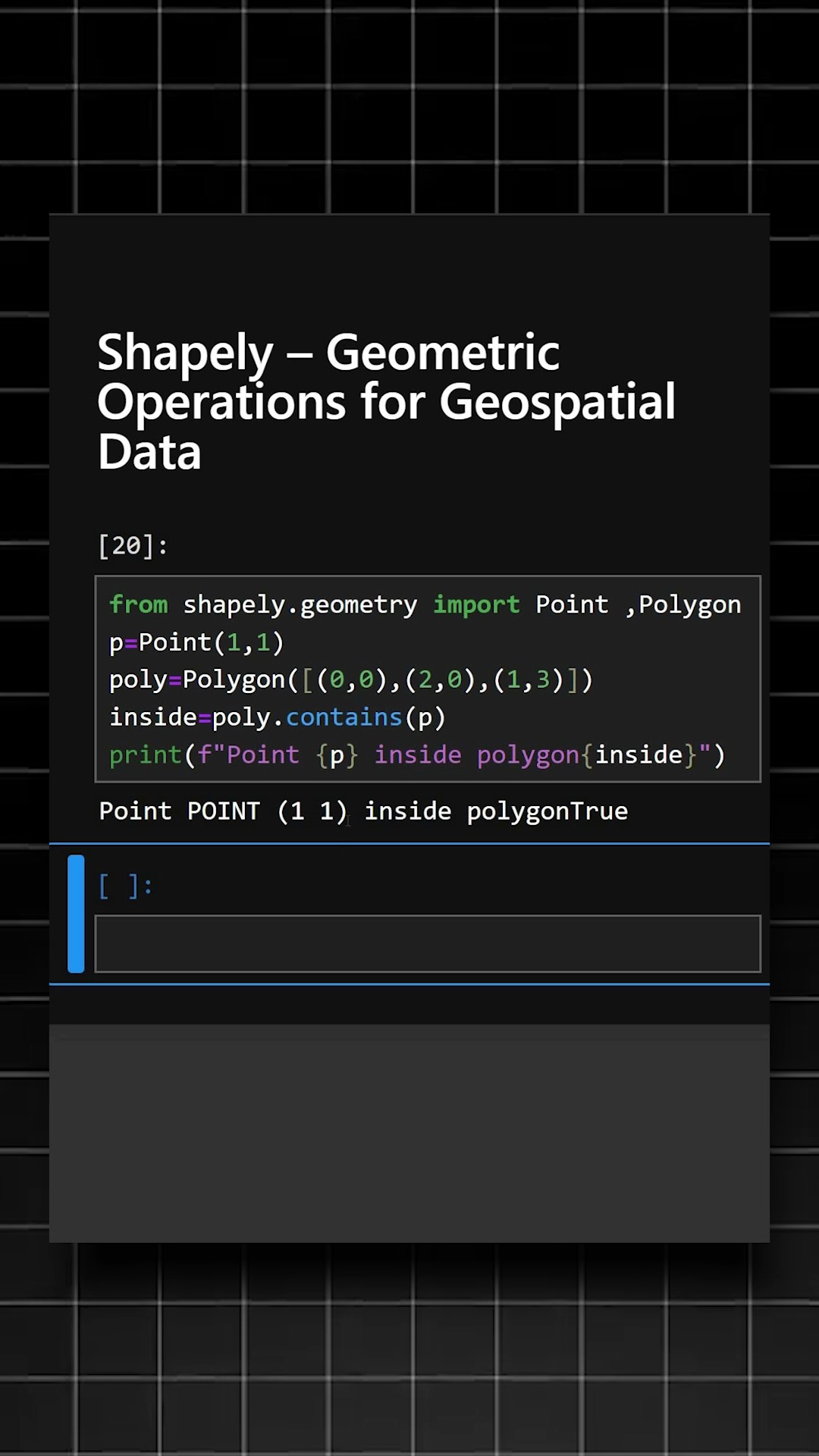 Shapely Geometric Operation for Geospatial Data | Python Coding | Facebook