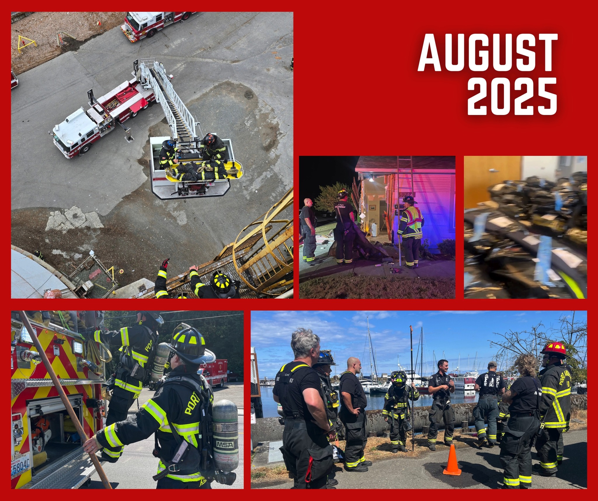 AUGUST RECAP 🔥 Your local firefighters had another training-heavy month ...