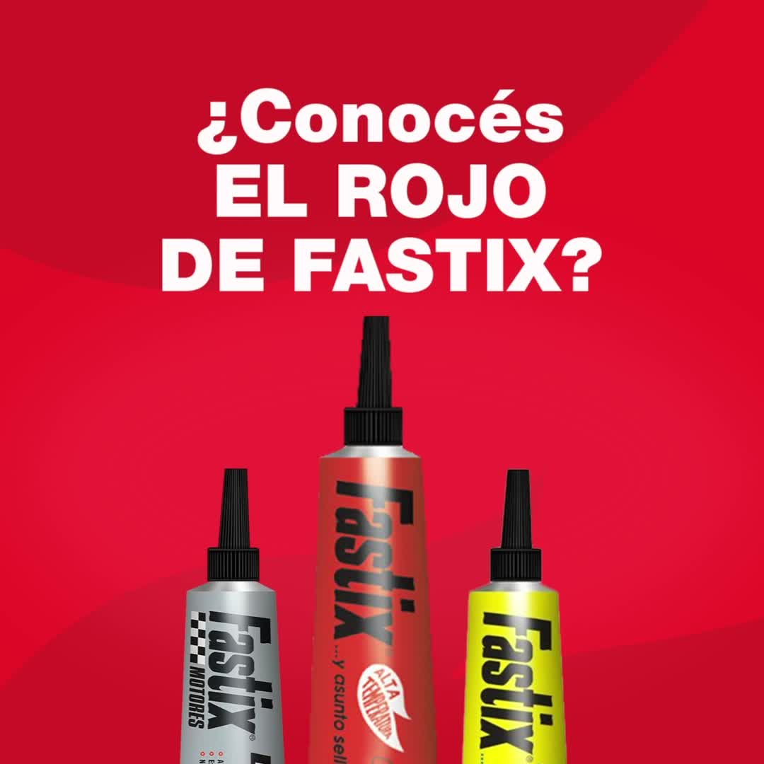 ¡El sellador de Fastix resistente a altas temperaturas es el rojo ...