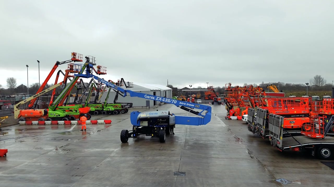 Showcasing a true fleet hero: the Genie ZX-135/70 boom lift