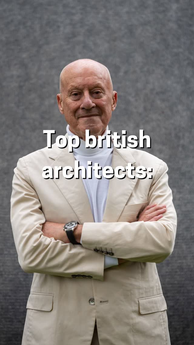 Image showcasing Top British Architects 🇬🇧 Norman Foster Born in Manchester in 1935 ...