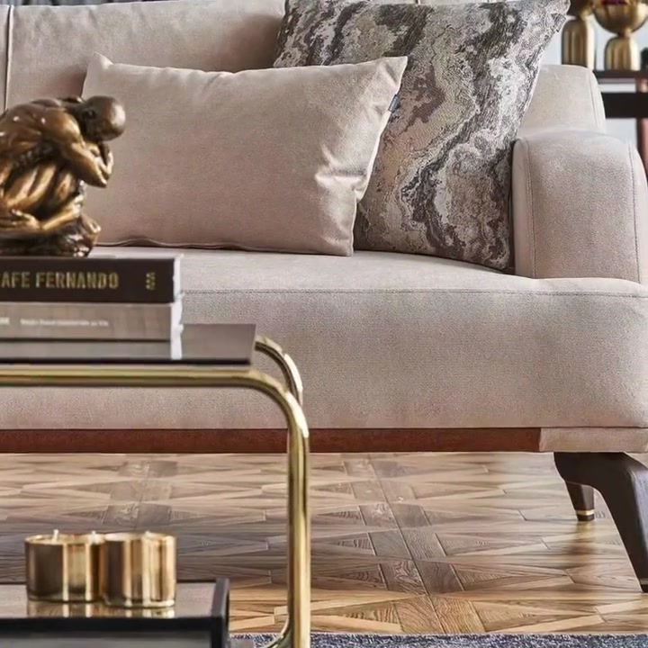 All modules in the Venera sofa set display the perfect harmony of