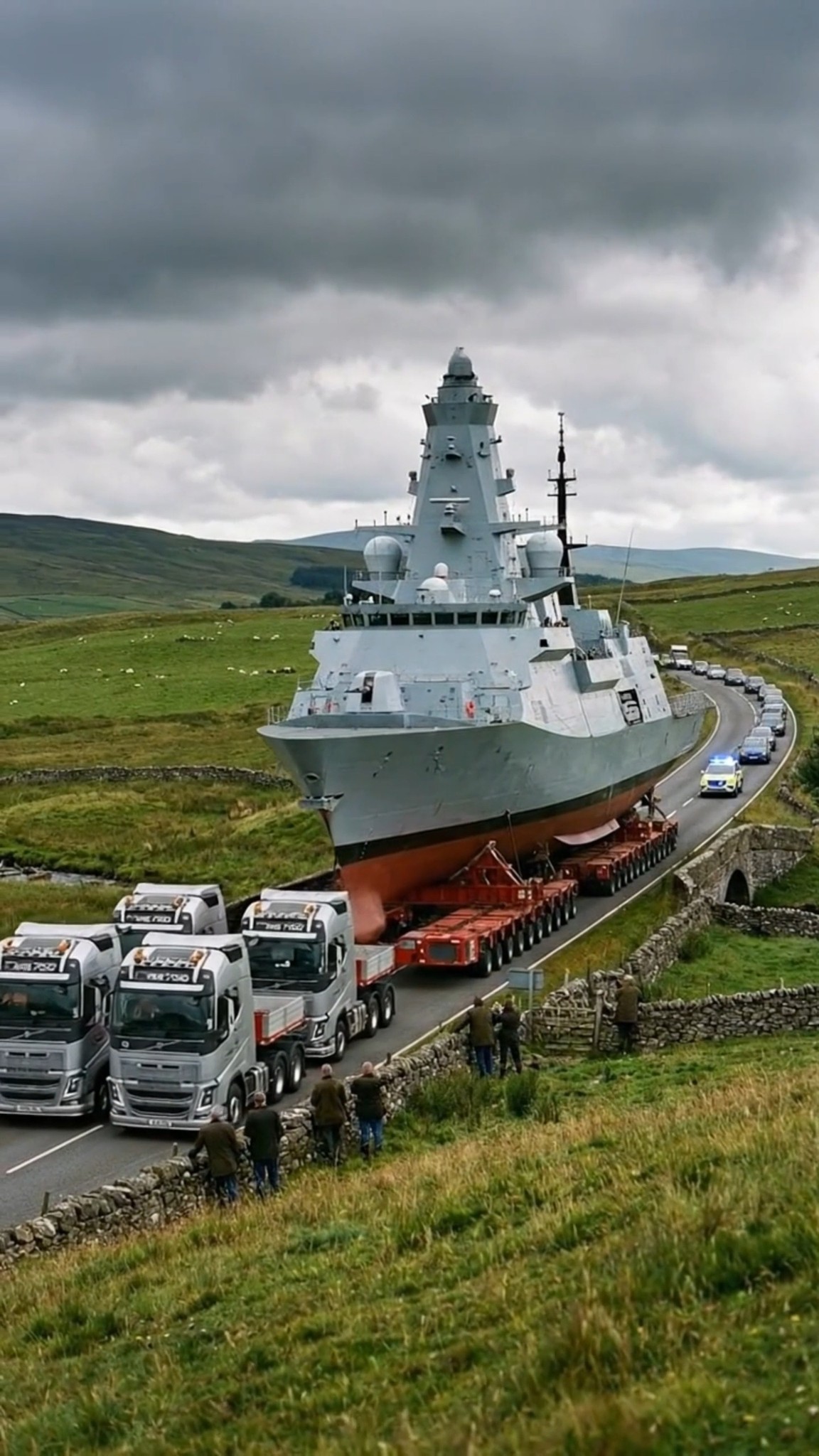 The Royal Navy's future is on the move! 🇬🇧⚓️ Witnessing the new Type 26 ...