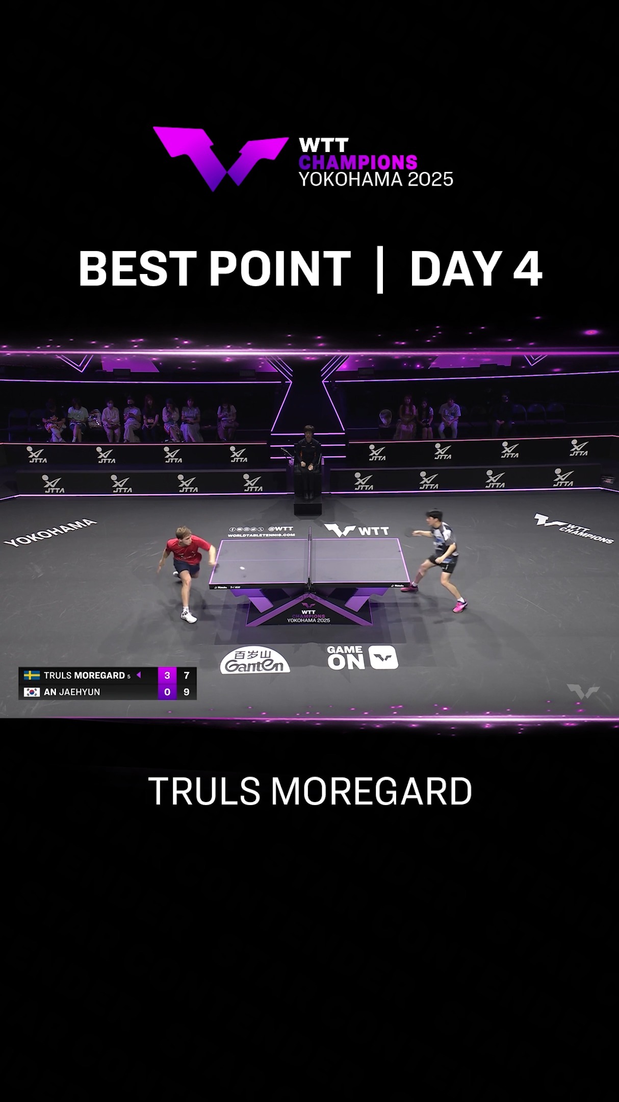 Power meets brilliance 🤩 Truls Moregard stuns with a amazing play to ...