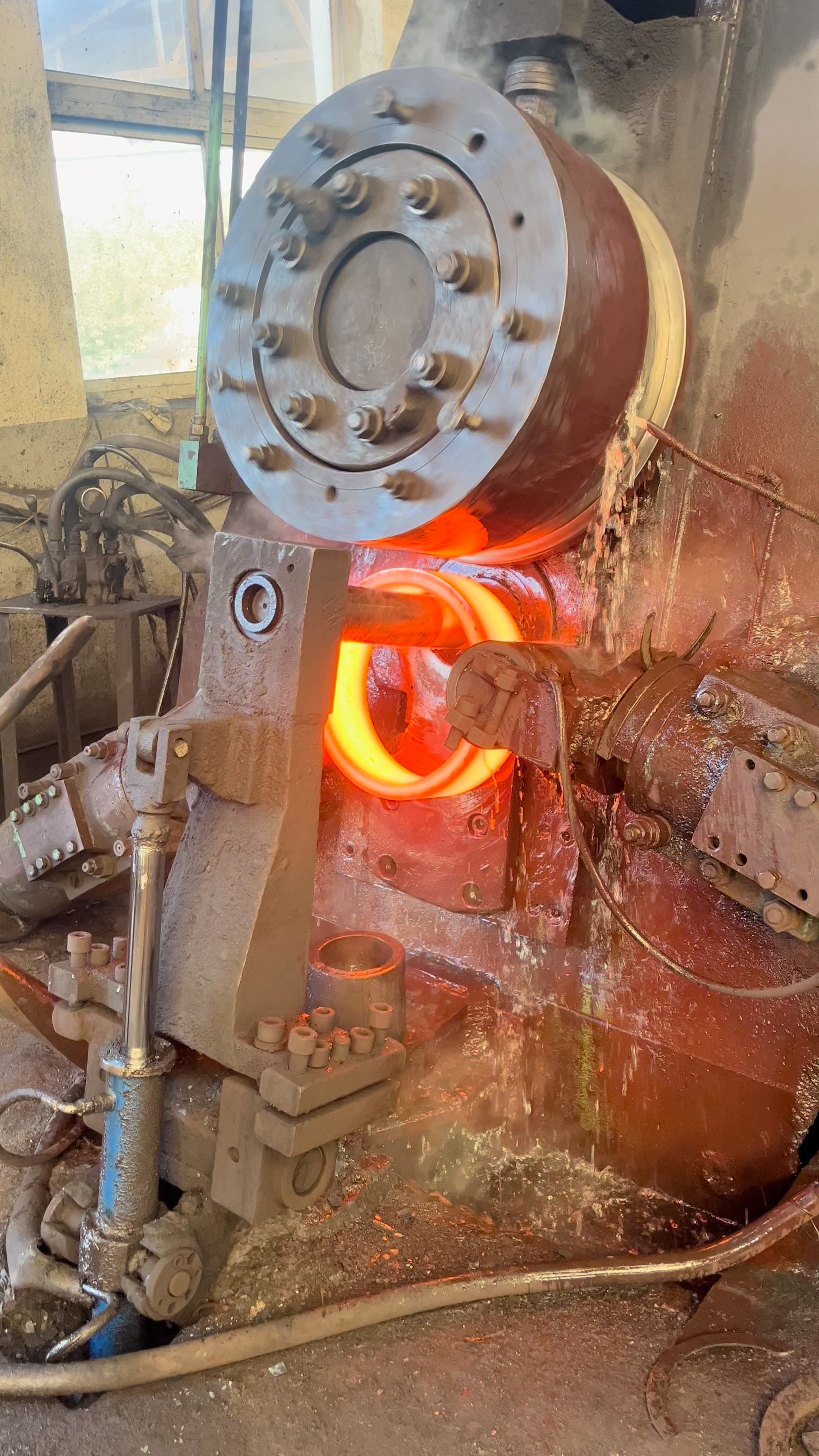 Inside the factory Heat Forging | Bearing Rings Manufacturing #process ...