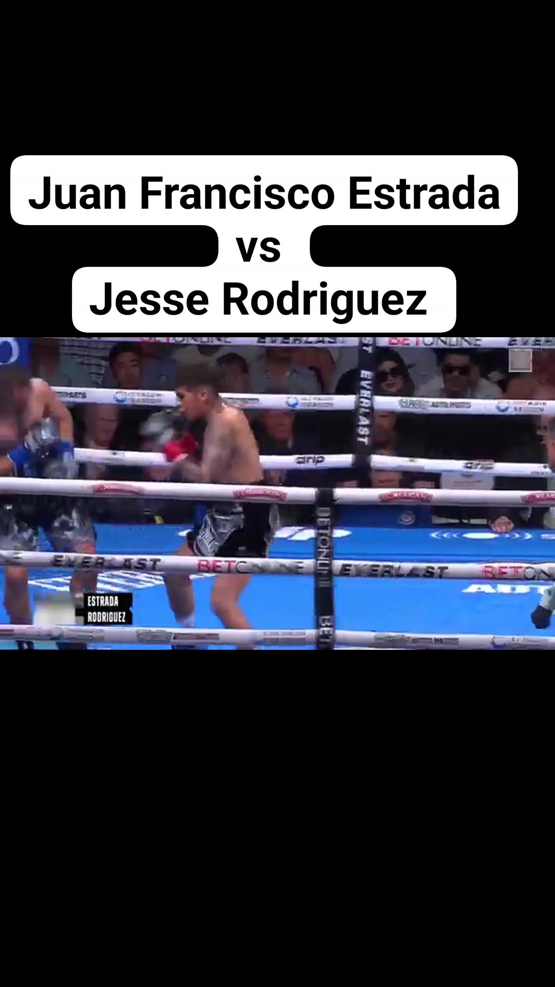 Juan Francisco Estrada vs Jesse Rodriguez The fight was scheduled to ...