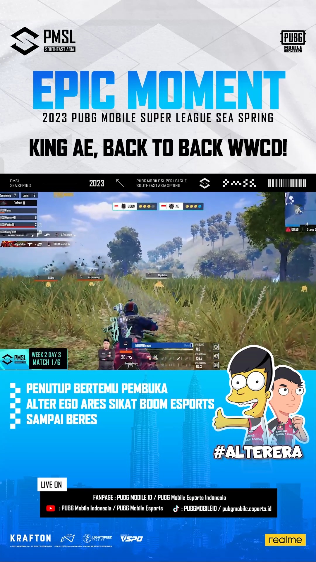 Get used to watching AE until the end!🤙🏻😎 ⏰WATCH LIVE from Mar