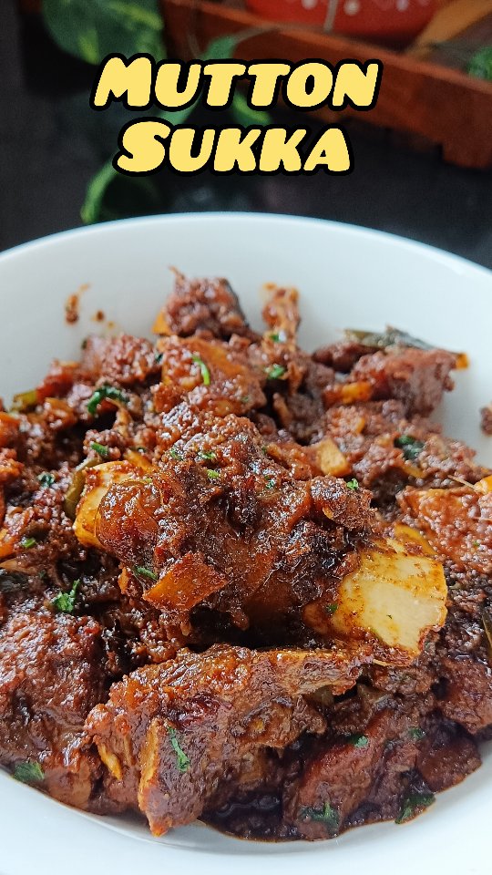 Easy Mutton chukka ️ Best combo with Rice, Chapati and Rotti ...