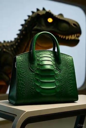 Scientists and designers unveiled a one-of-a-kind handbag made