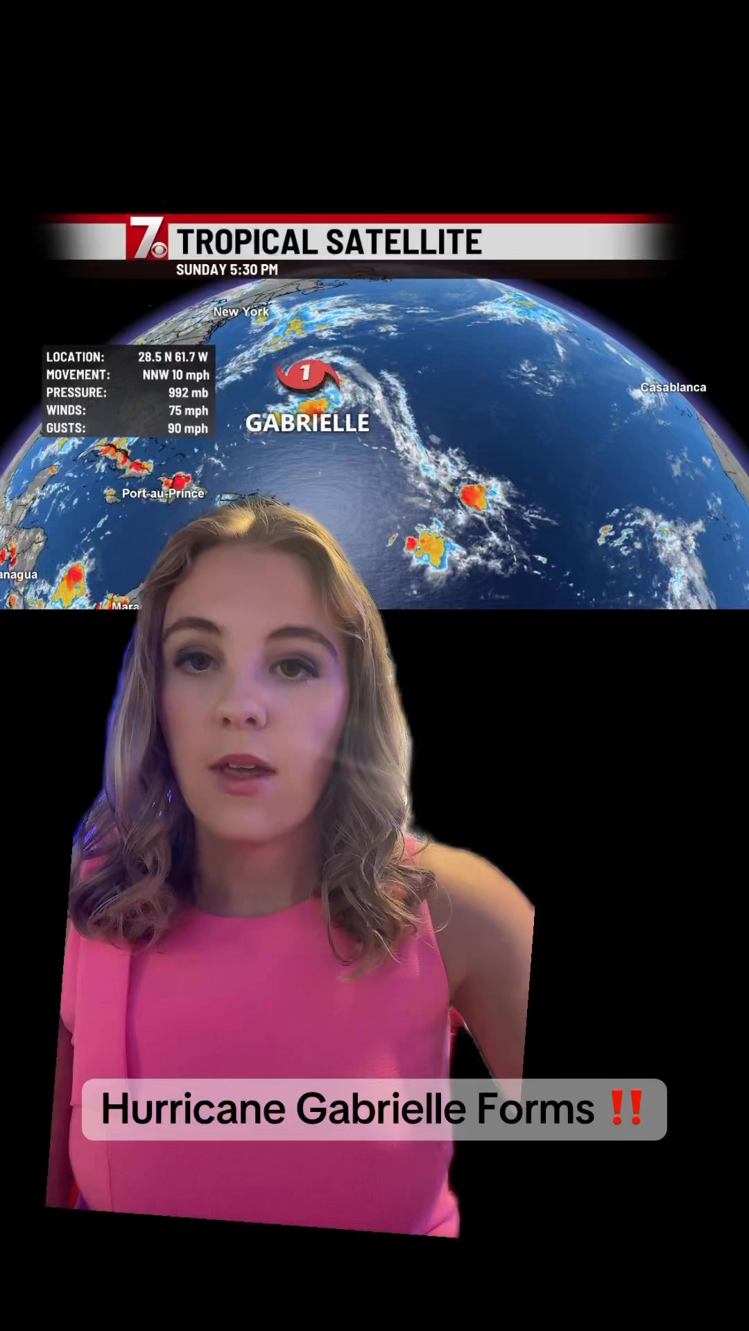 Tracking Hurricane Gabrielle AND two more areas of possible development ...