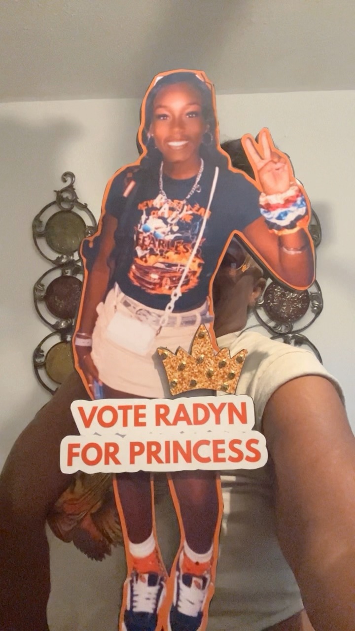 Katiee Fargo said she need a cutout for her baby “Vote Radyn For ...