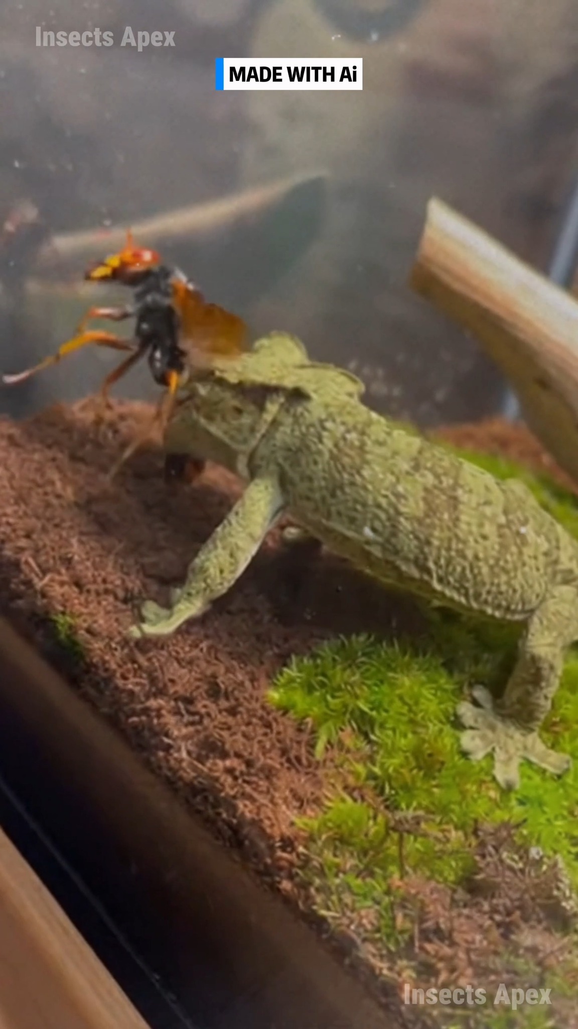 An unstoppable force meets an immovable defense. The Mossy Gecko ...