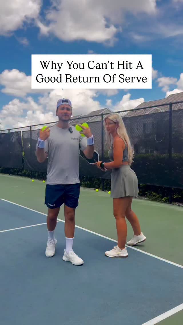 #1 Reason Why You Can’t Hit A Good Return Of Serve🥒 Comment “PEAR”🍐 for ...