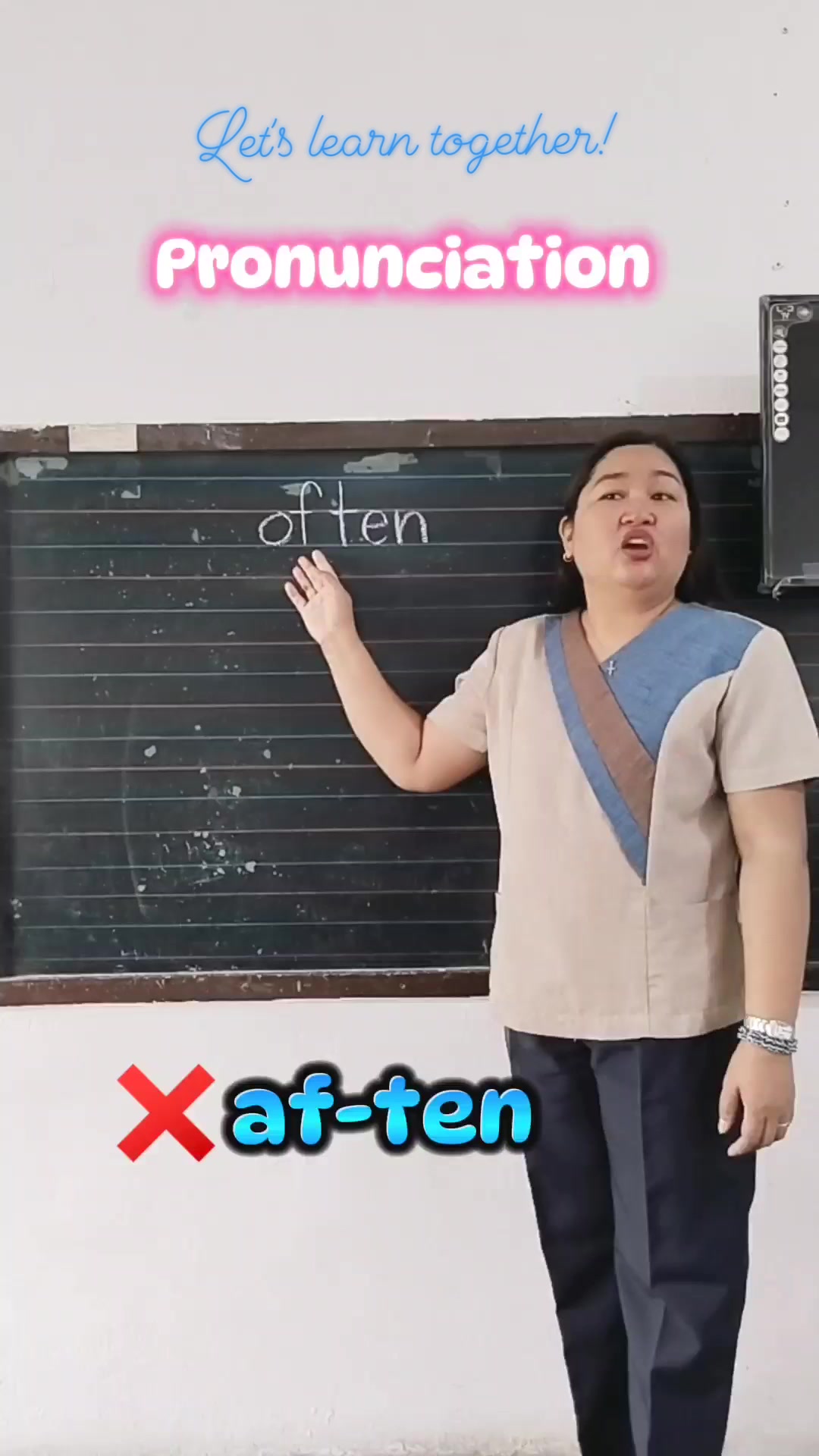 How to pronounce often #pronunciation #reading #education | Teacher ...