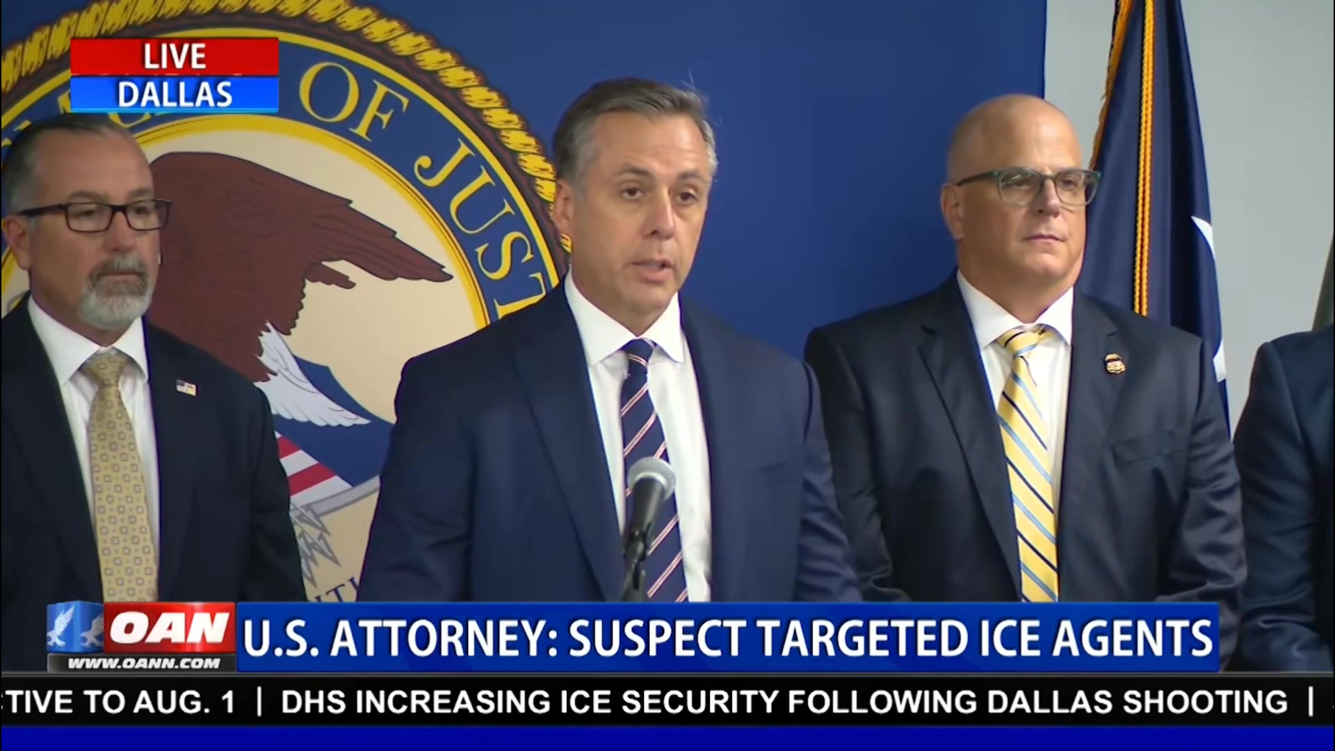 Special Agent in Charge Joe Rothrock gives an update on the Dallas ICE ...