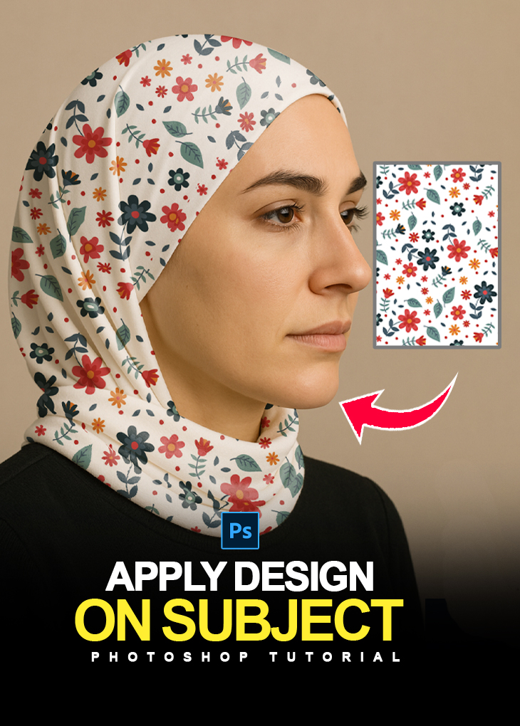 #Photoshop Tips 2025 - Step by Step Apply Design on Subject in ...