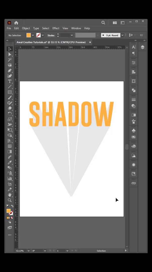 Adobe Illustrator Tips 2025 | Creative Shadow Effect in Illustrator # ...