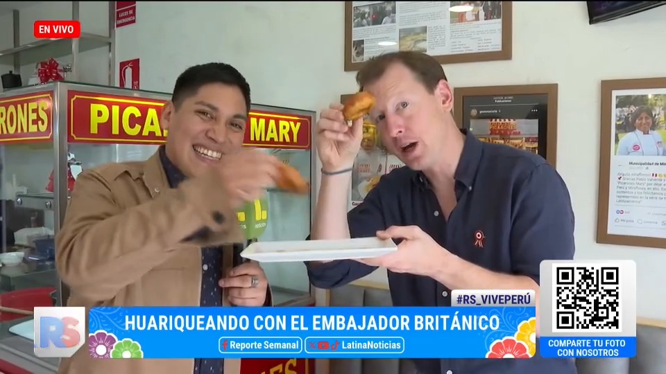 ¡Celebremos Fiestas Patrias 🇵🇪 con sabor! 😋 El embajador Gavin Cook se ...